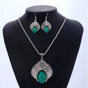 COPY - Beautiful set of antique silver Lotus flower neckl